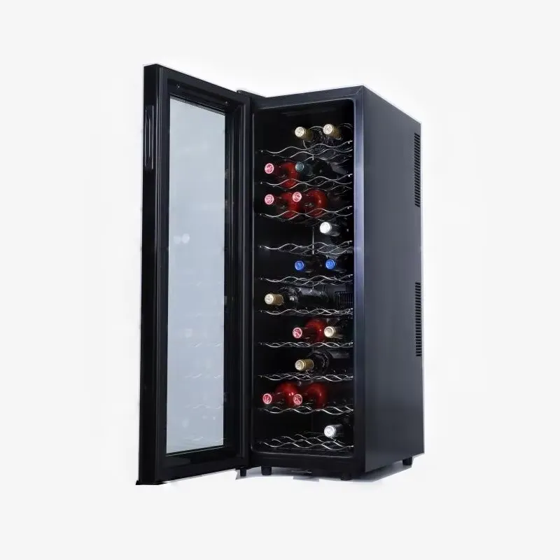 Home Bar And Fridge - 독립형 와인 쿨러 음료 냉장고 유리