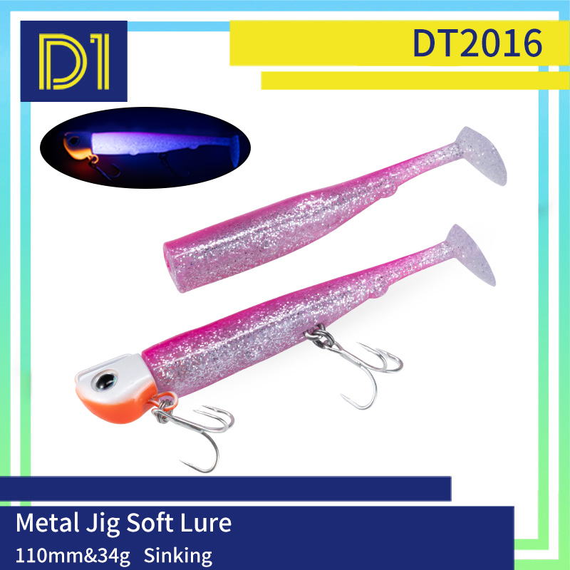 D1 110mm 34g 싱킹 메탈 지그 소프트 낚시 루 - Jigger Double Sided 리뷰 및 가격
