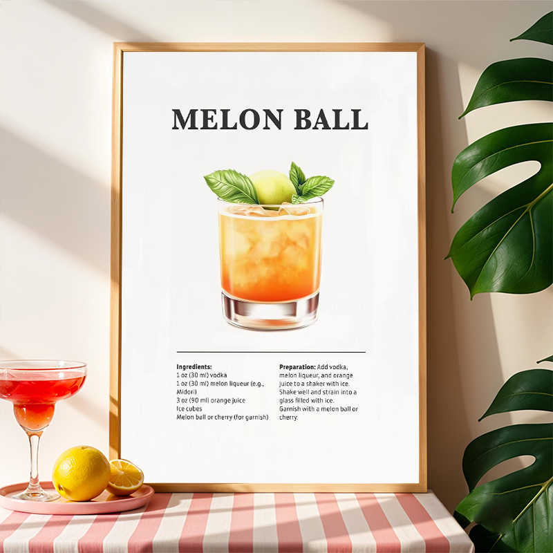 커피 음료 레시피 칵테일 위스키 라떼 포스터 프린트 캔 - Home Bar And Coffee 리뷰 및 가격