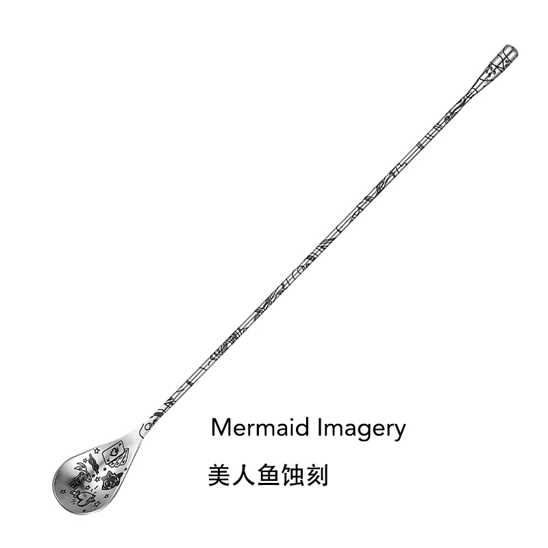 30cm/40cm/50cm 눈물 칵테일 바 스푼 믹싱  - Bar Spoon Twisted 리뷰 및 가격