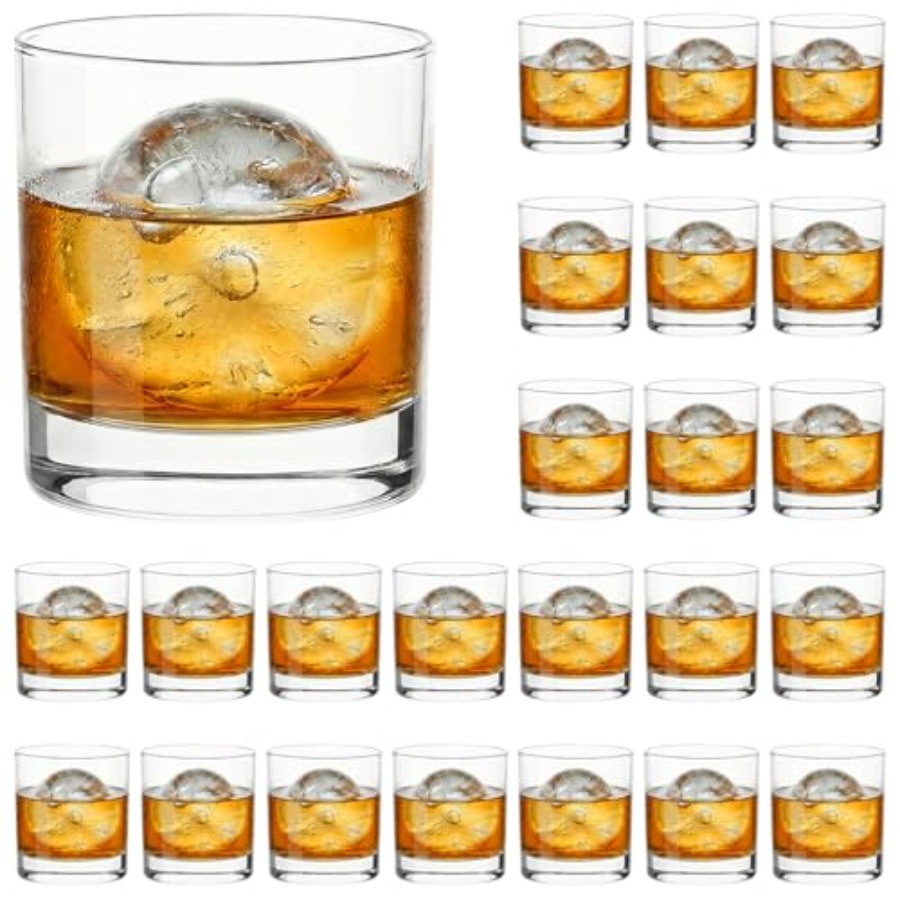 24개들이 10온스 올드패션드 글라스 세트 (바용),  - Old Fashioned Glass 리뷰 및 가격