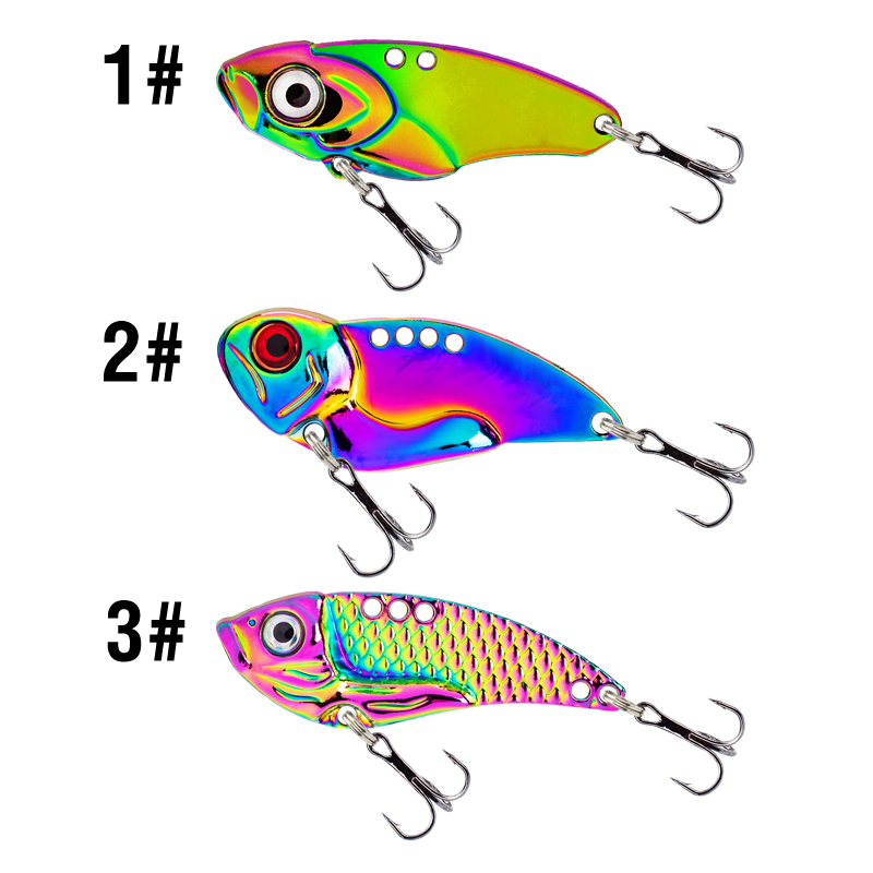3개입 메탈 컬러풀 VIB 루어 5g 7g 10g 15 - Jigger Double Sided 리뷰 및 가격