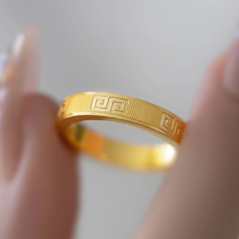 100% 정품 18K 금 여성용 반지, 웨딩 반지, 보 - Bar Cart Gold 리뷰 및 가격