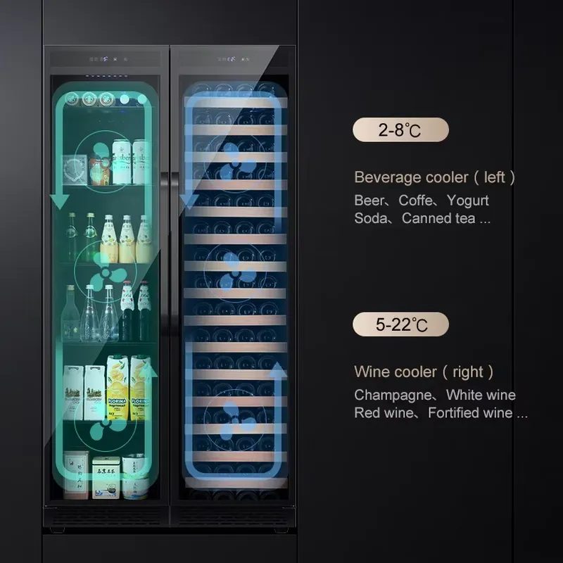 빌트인 음료 냉장고, 더블 도어 와인 쿨러, 대용량 맥 - Home Bar And Fridge 리뷰 및 가격