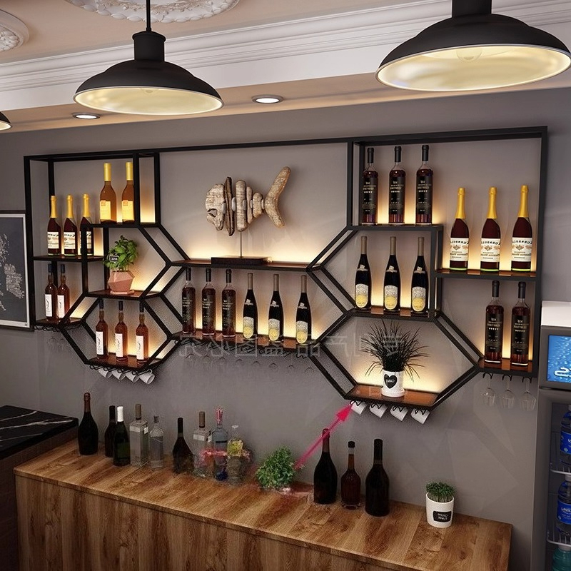금속 선반 와인 캐비닛 거실 수납 주방 레스토랑 디스플 - Home Bar And Cabinet 리뷰 및 가격